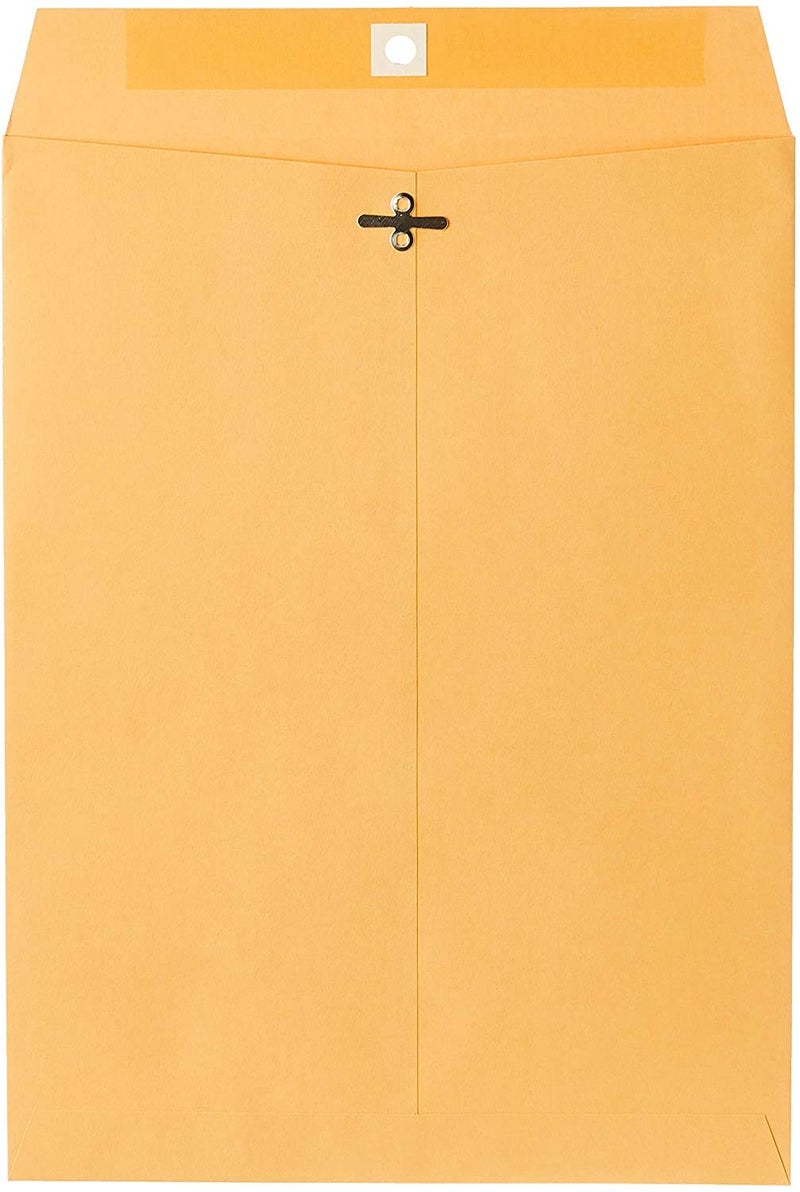 Mead Mailing Envelopes, Clasp Closure, 10"" X 13"", All-Purpose 24-lb Paper, Brown Kraft Material, 15 per Box (76022) - Image 3